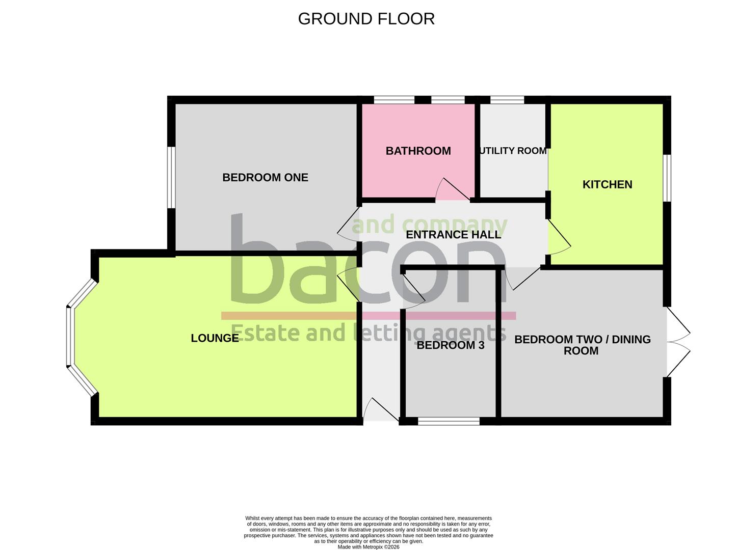 Floor Plan | Bungalow - Detached | Clive Avenue, Goring-By-Sea, Worthing | For Sale